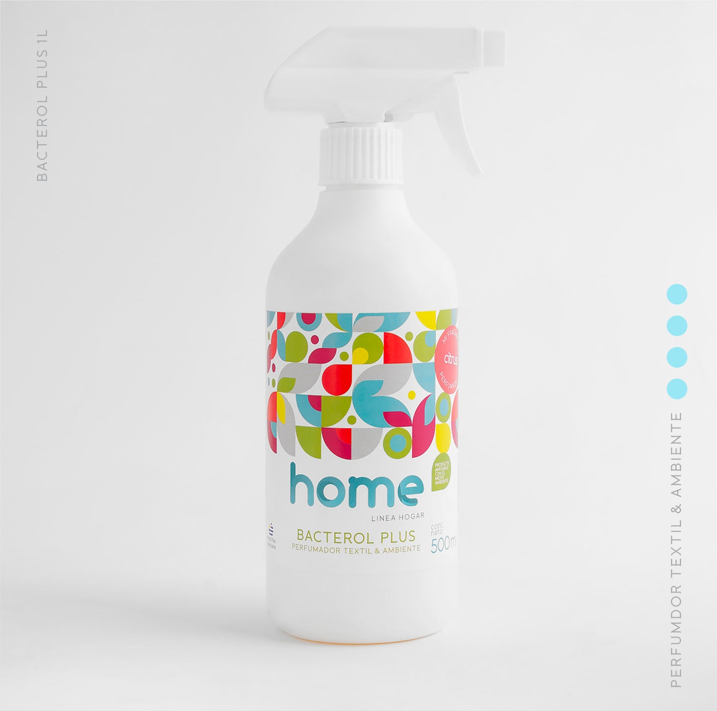 Bacterol PLUS / Perfumador Textil 500ml / Spray